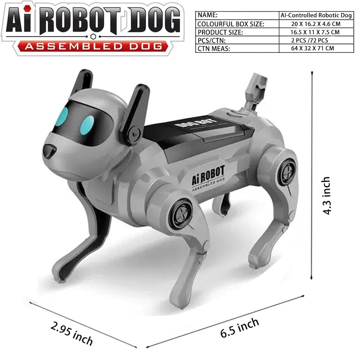 DIY Voice-Control Robot Dog Assembly Kit