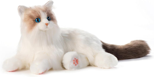 Interactive Plush Robot Cat with Voice, Heartbeat and Purring