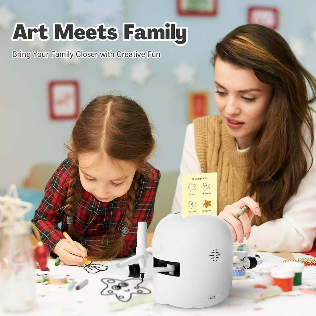 Interactive Drawing Robot with 150 Drawing Cards