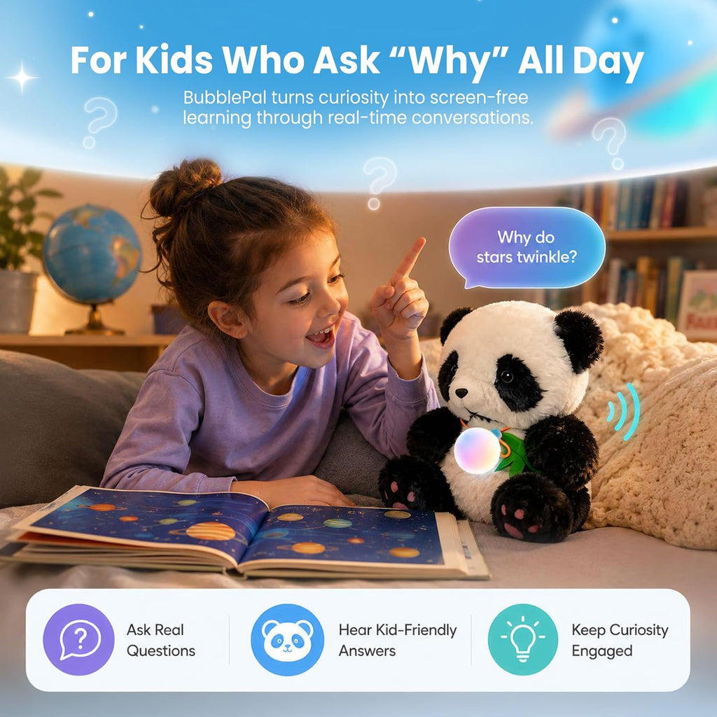 Interactive AI Companion Panda Plush