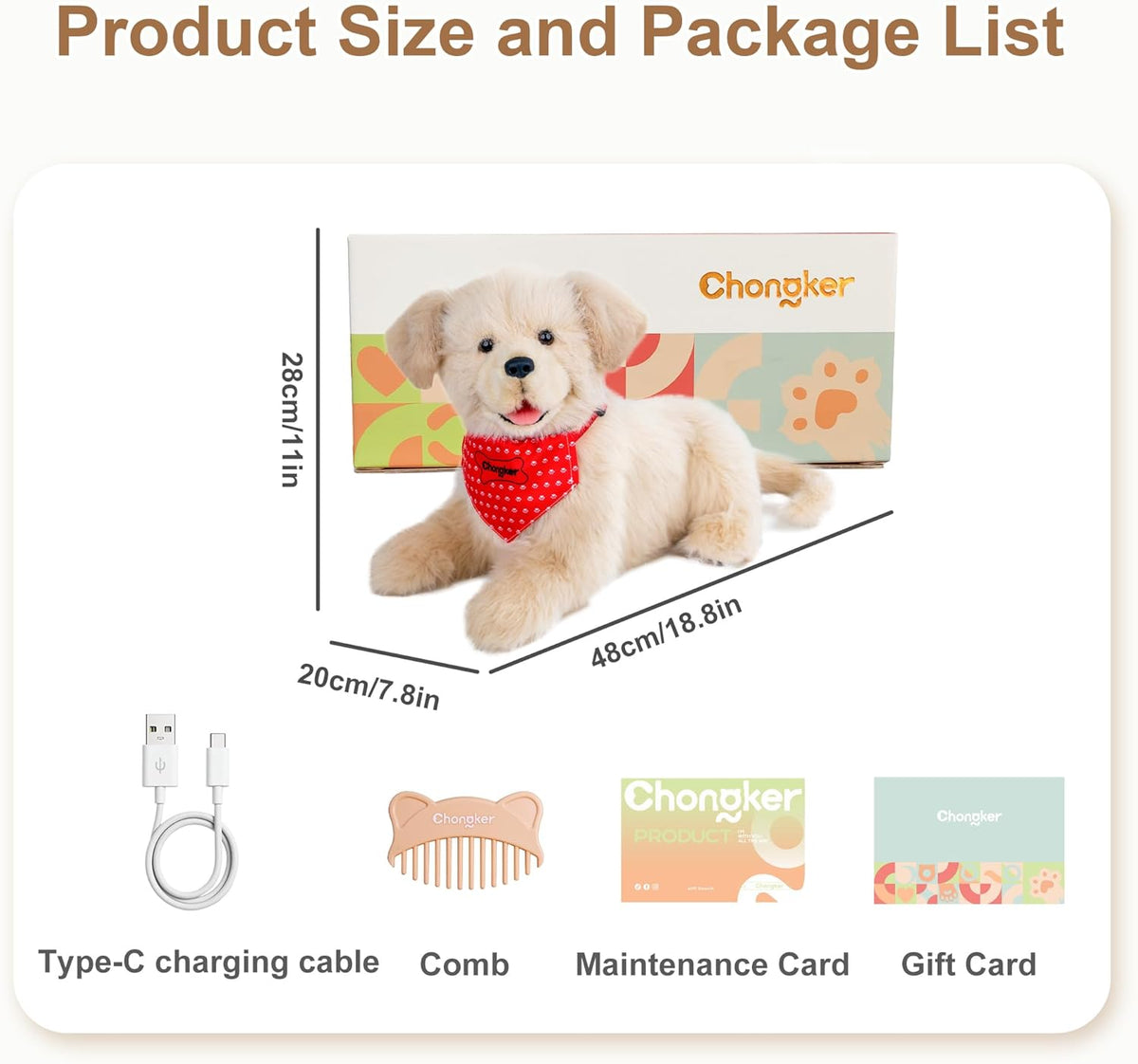 Companion Robot Dog Plush Toy