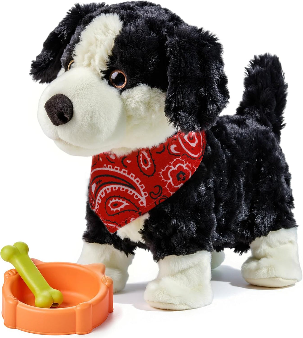 Interactive Plush Dog Toy