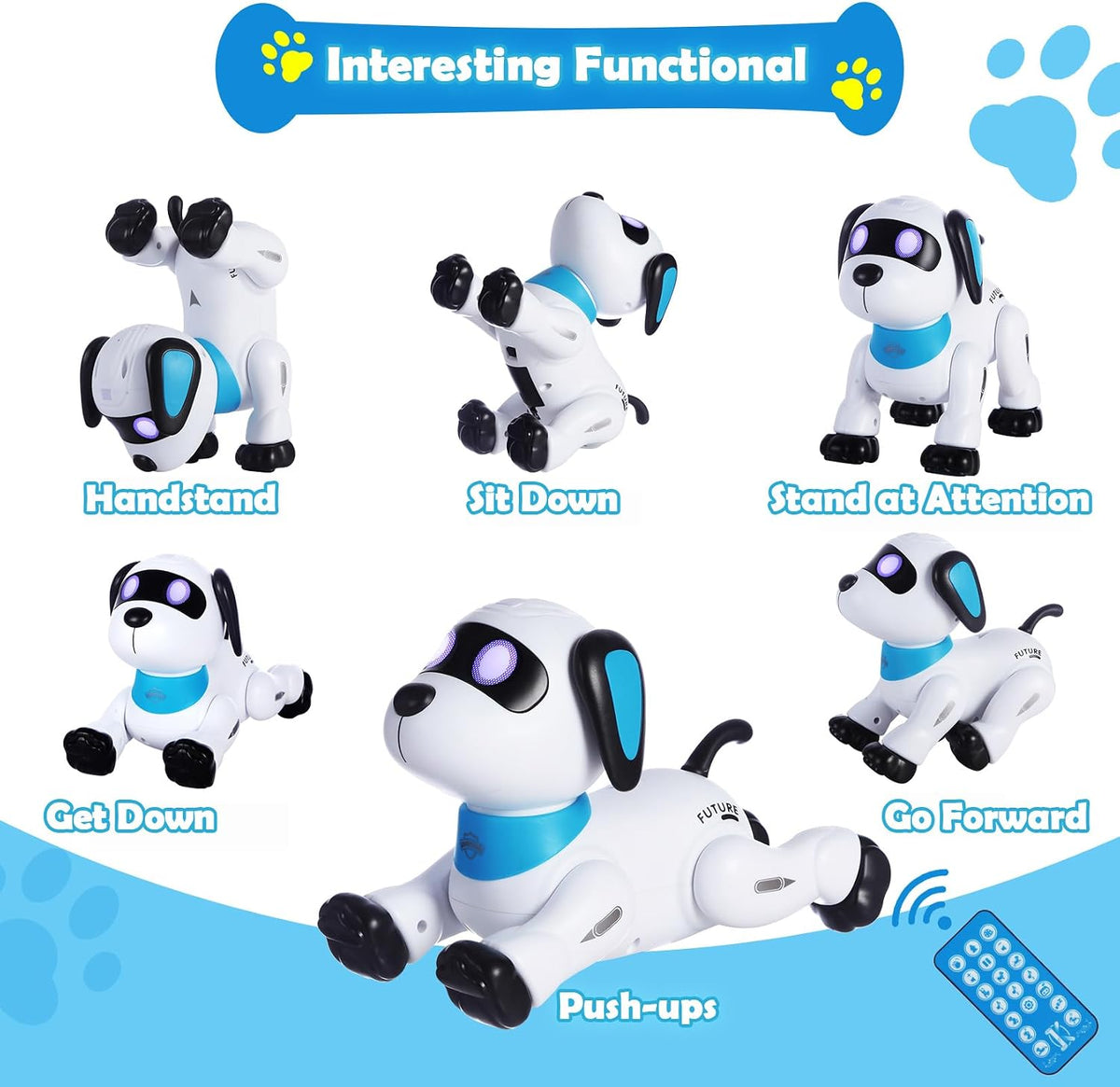 Programmable Remote-Control Robot Dog Toy