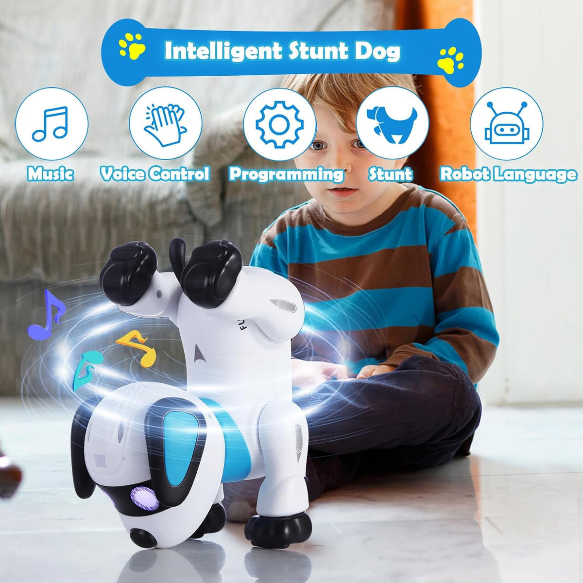 Programmable Remote-Control Robot Dog Toy