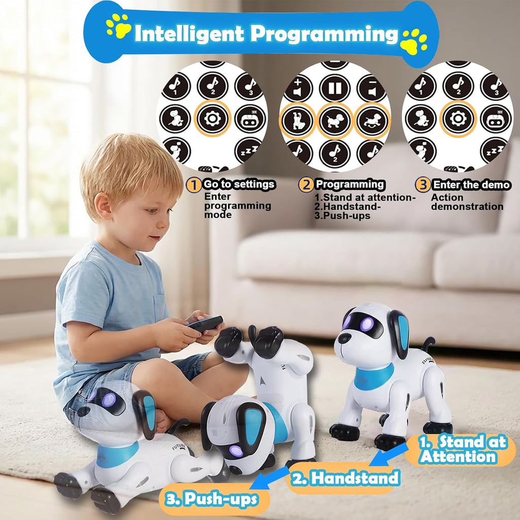 Programmable Remote-Control Robot Dog Toy