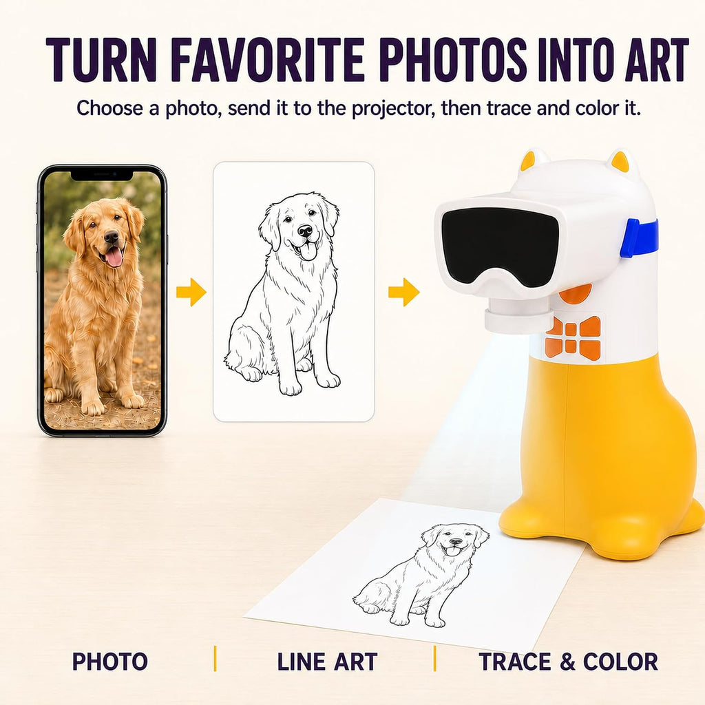 AI Drawing Projector for Kids