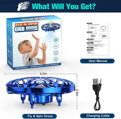 Hand-Operated Drone with Gesture Control and 360° Flip
