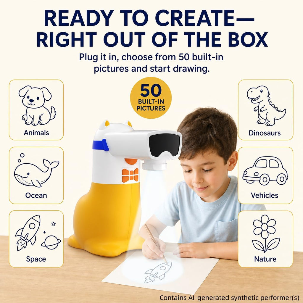 AI Drawing Projector for Kids