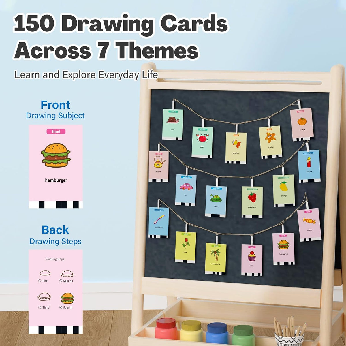 Interactive Drawing Robot with 150 Drawing Cards