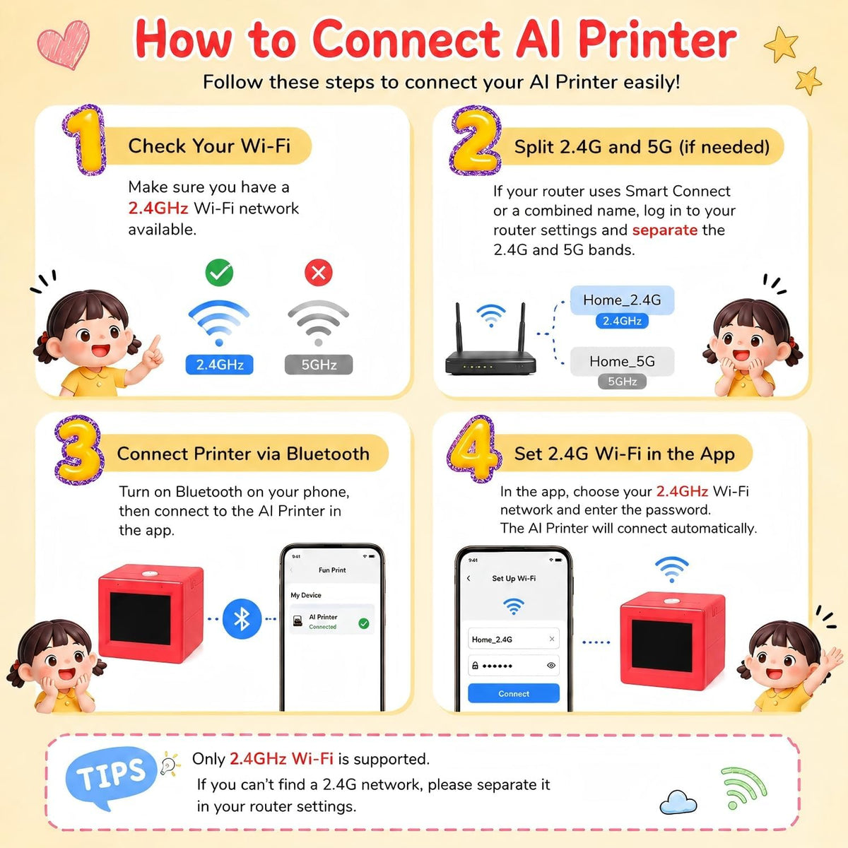 AI Voice Sticker Printer for Kids