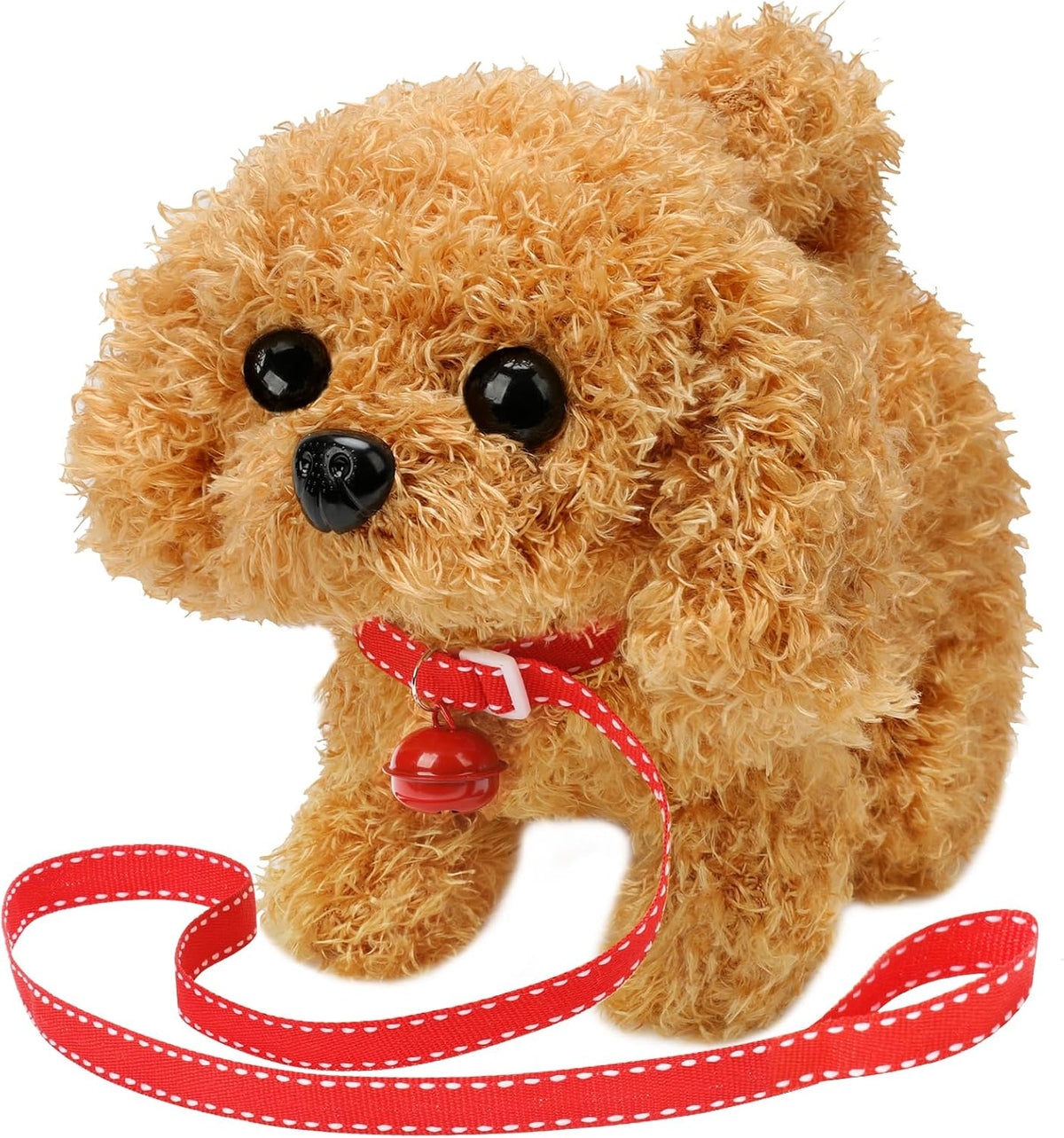 Interactive Plush Puppy Toy with Walking and Barking Actions