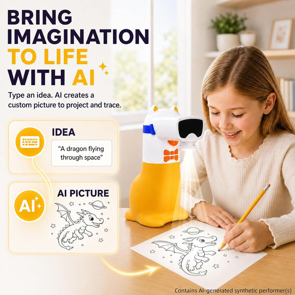 AI Drawing Projector for Kids
