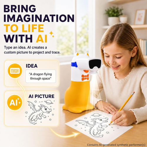 AI Drawing Projector for Kids
