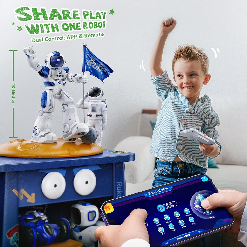 Programmable Gesture-Controlled Remote-Control Robot