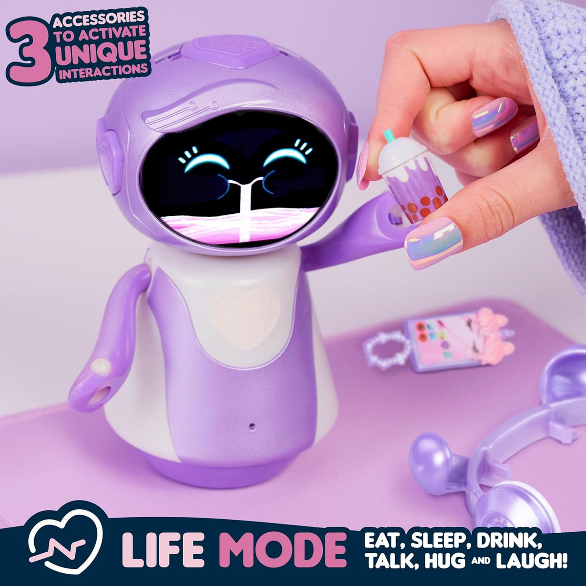 Interactive Touch- and Sound-Responsive Robot Toy
