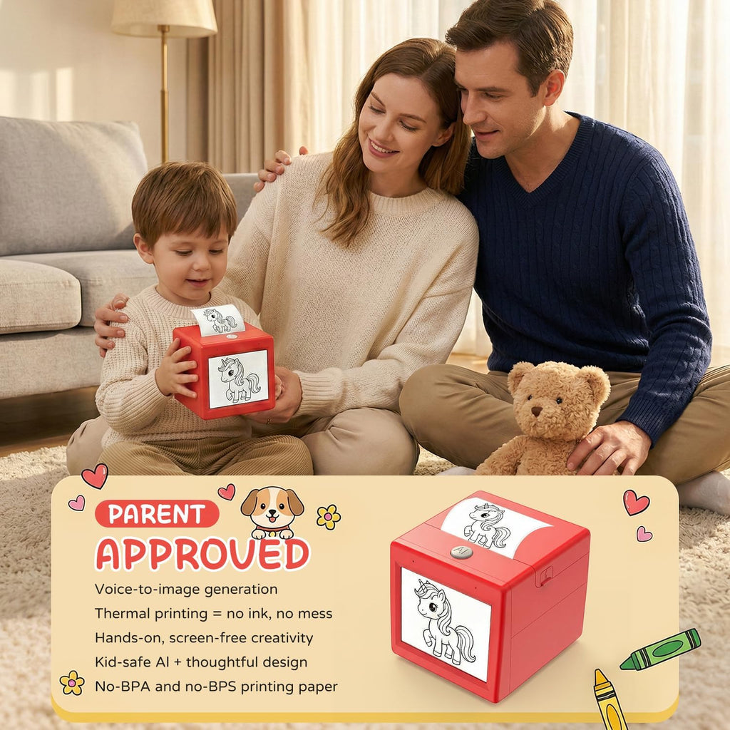 AI Voice Sticker Printer for Kids
