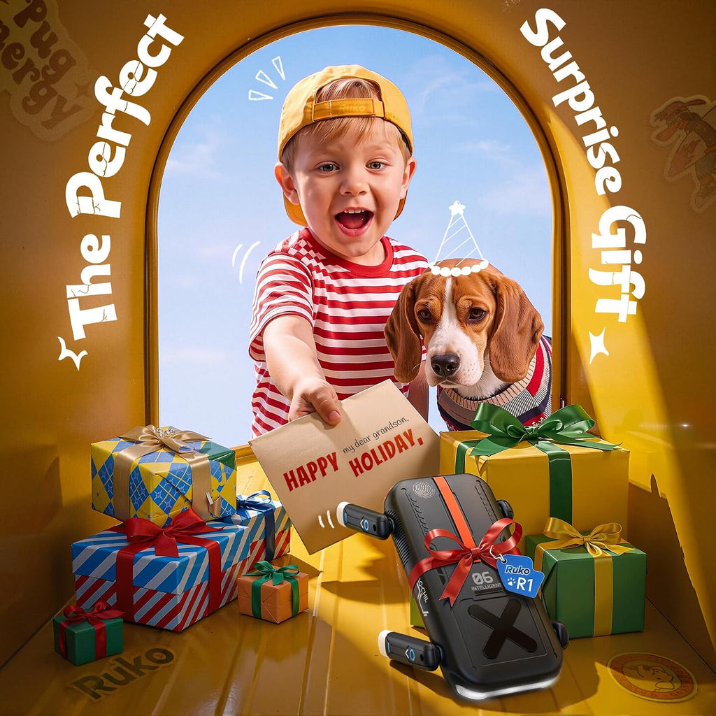 Mini Robot Dog Toy with 4-Way Stunt Flip and Self-Righting
