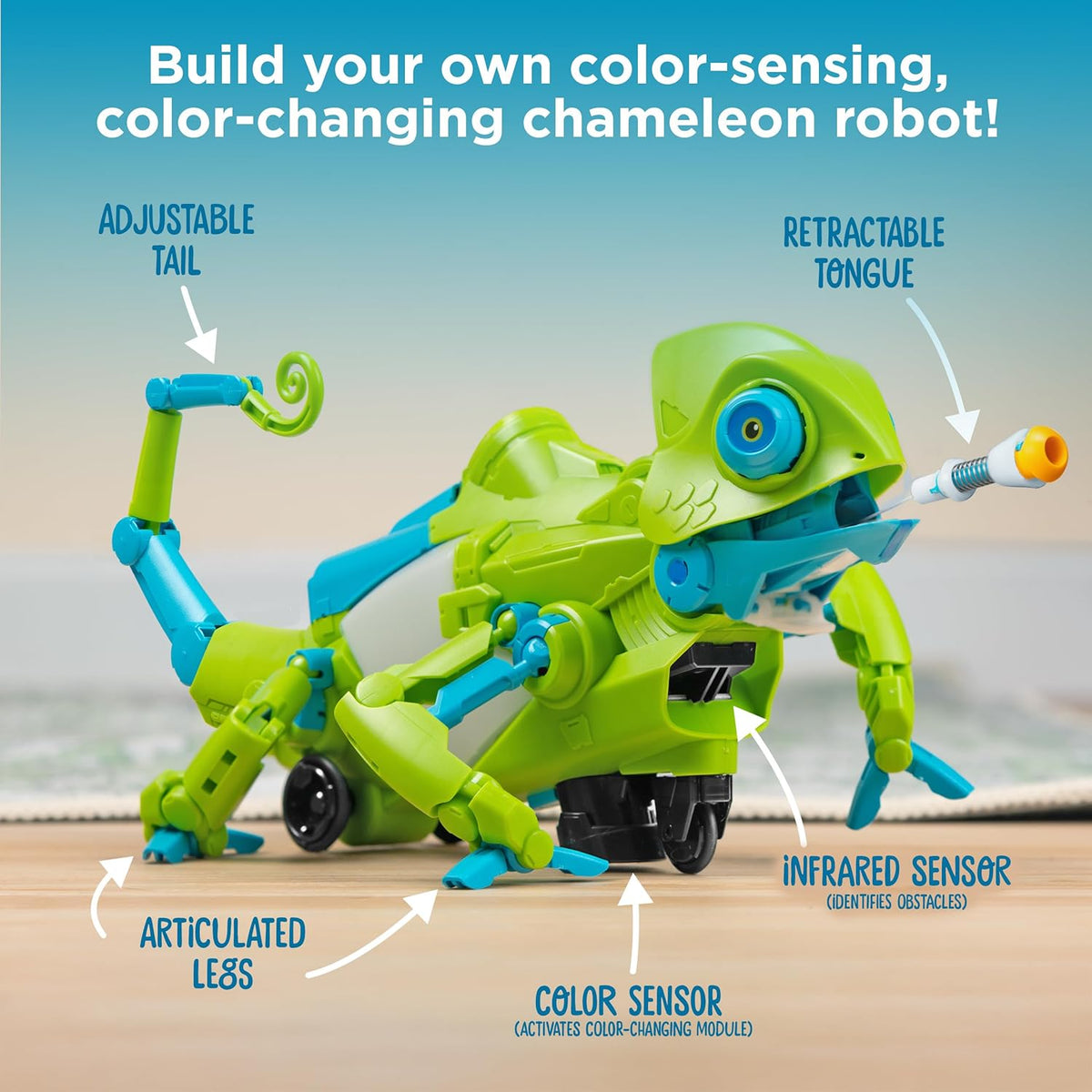 Robotic Chameleon Coding and Building Kit