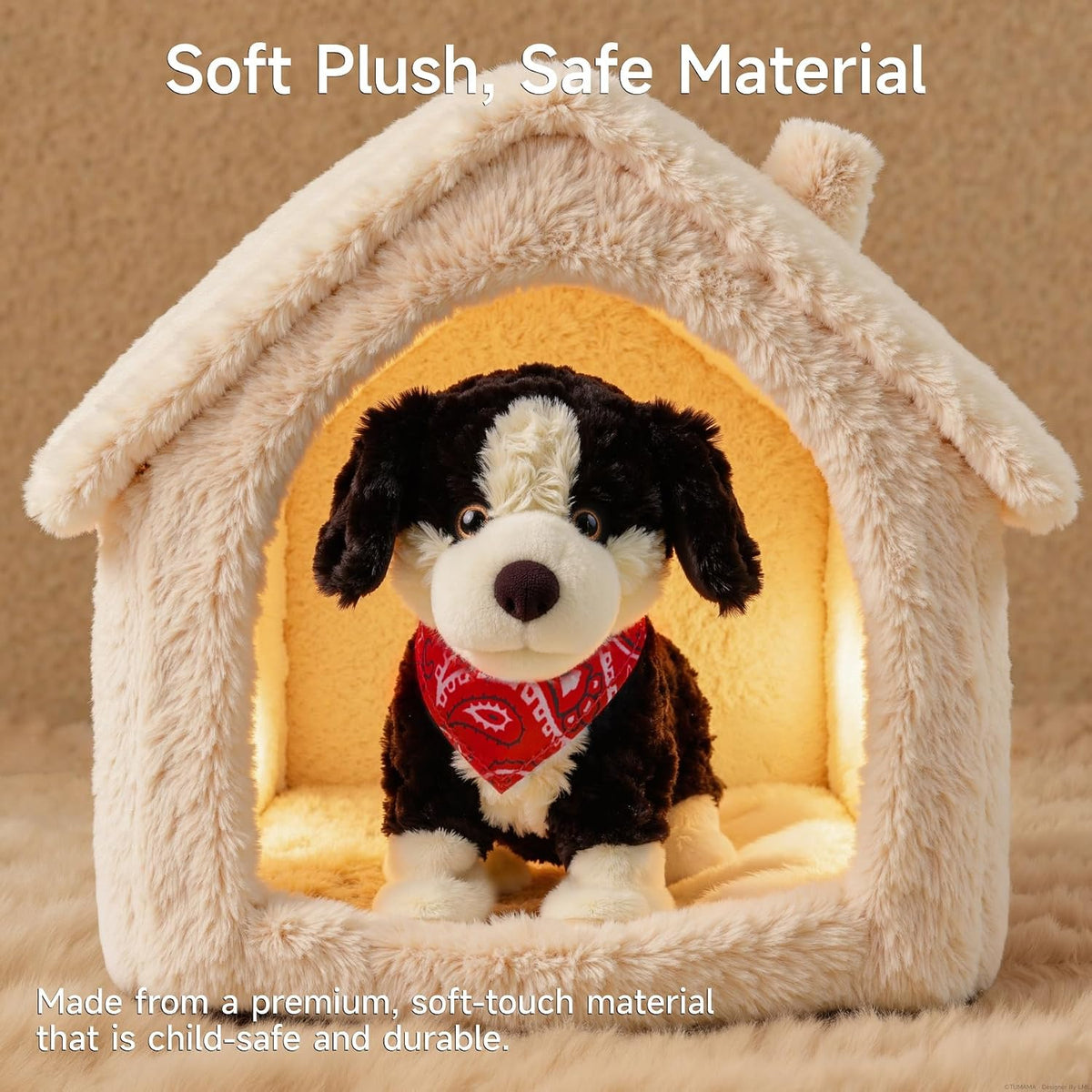Interactive Plush Dog Toy