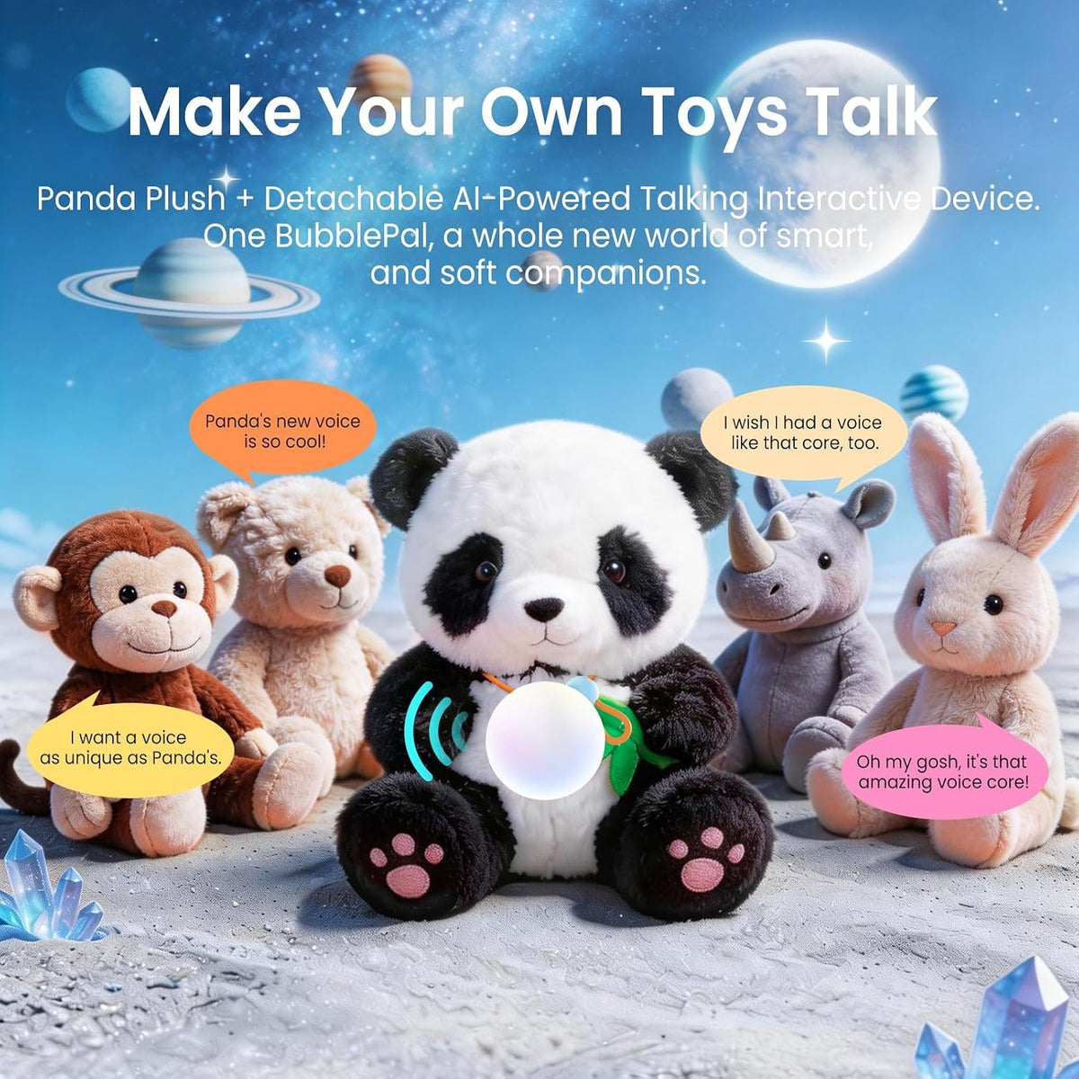 Interactive AI Companion Panda Plush