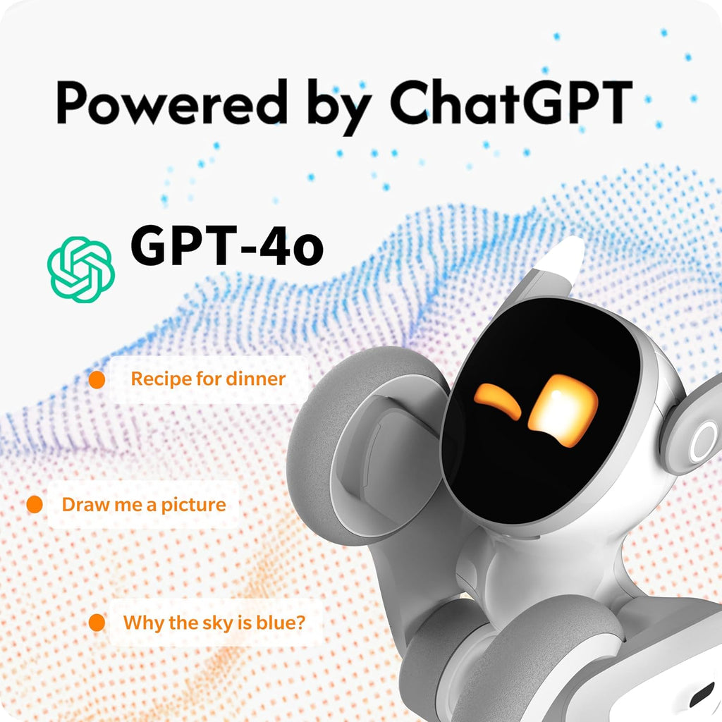 Interactive Robot Pet Dog with Voice and Gesture Control