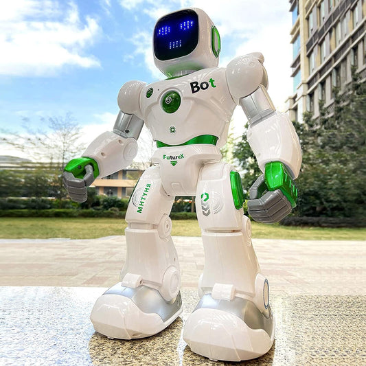 Large Green Remote-Control Robot Toy for Kids