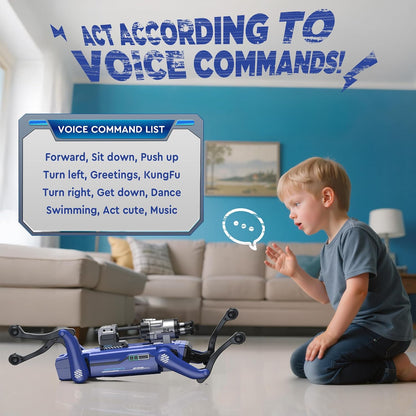Interactive STEM Robot Dog with Voice and Remote Control