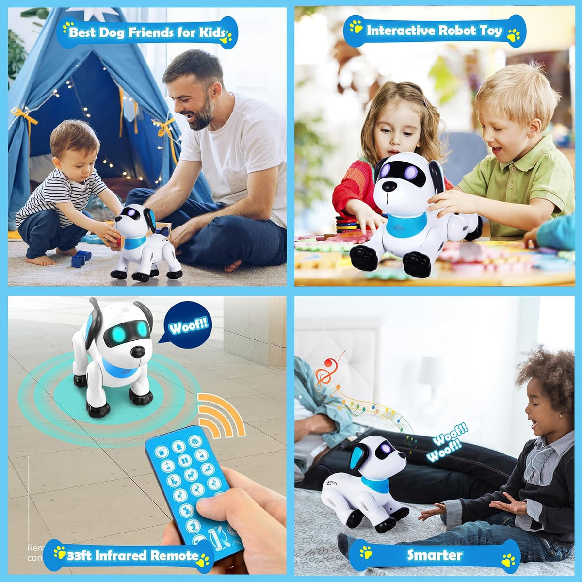 Programmable Remote-Control Robot Dog Toy