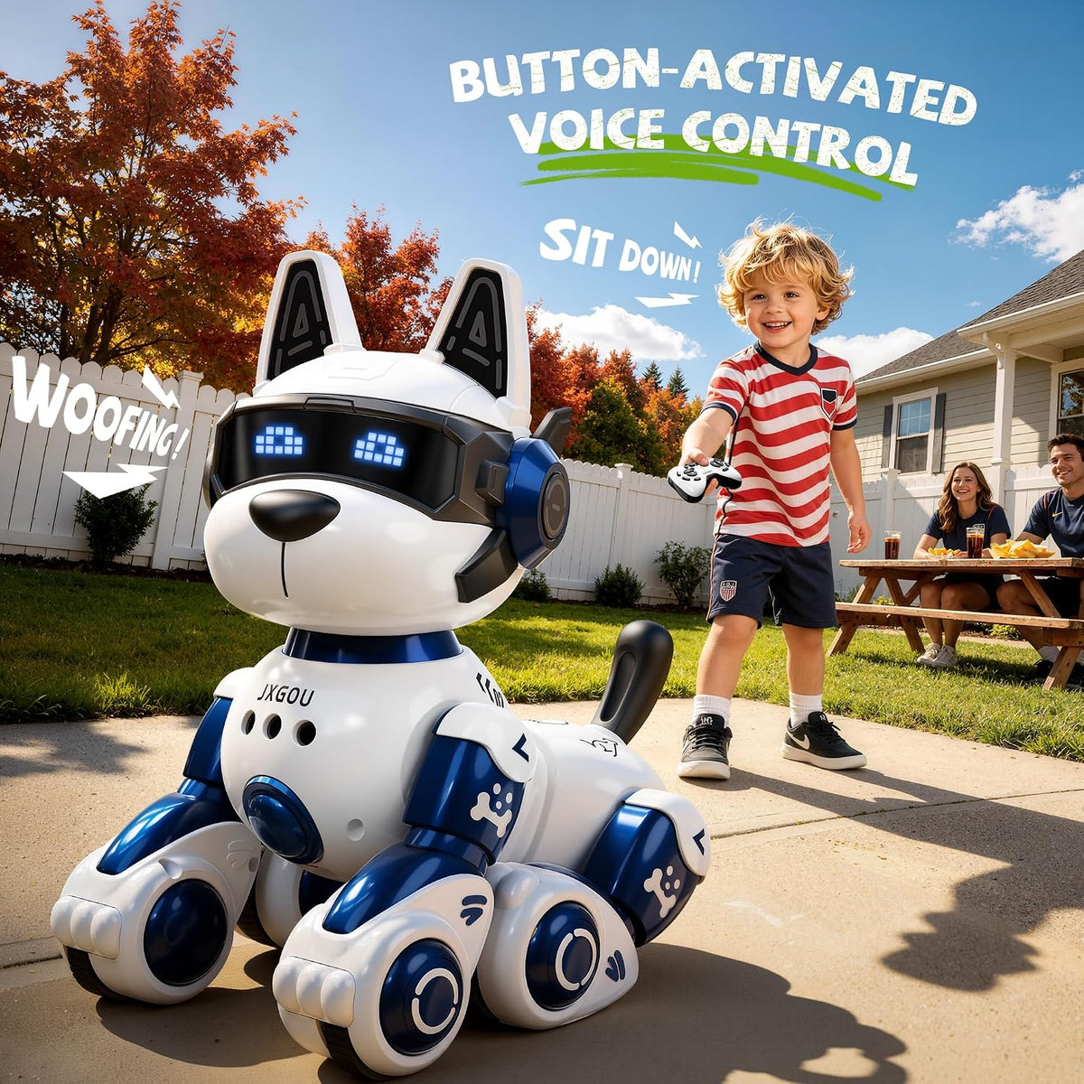 2.4 GHz Remote-Control Robot Dog Toy