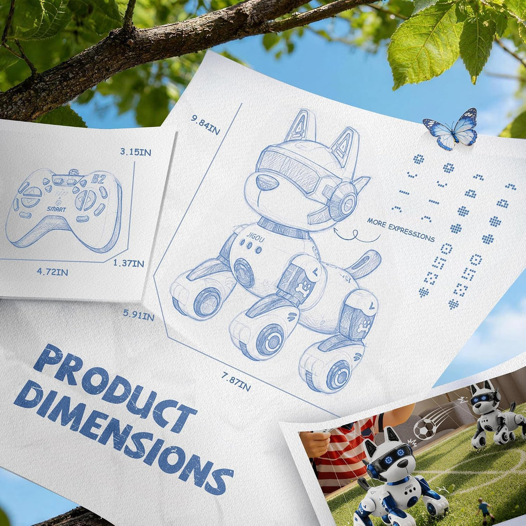 2.4 GHz Remote-Control Robot Dog Toy