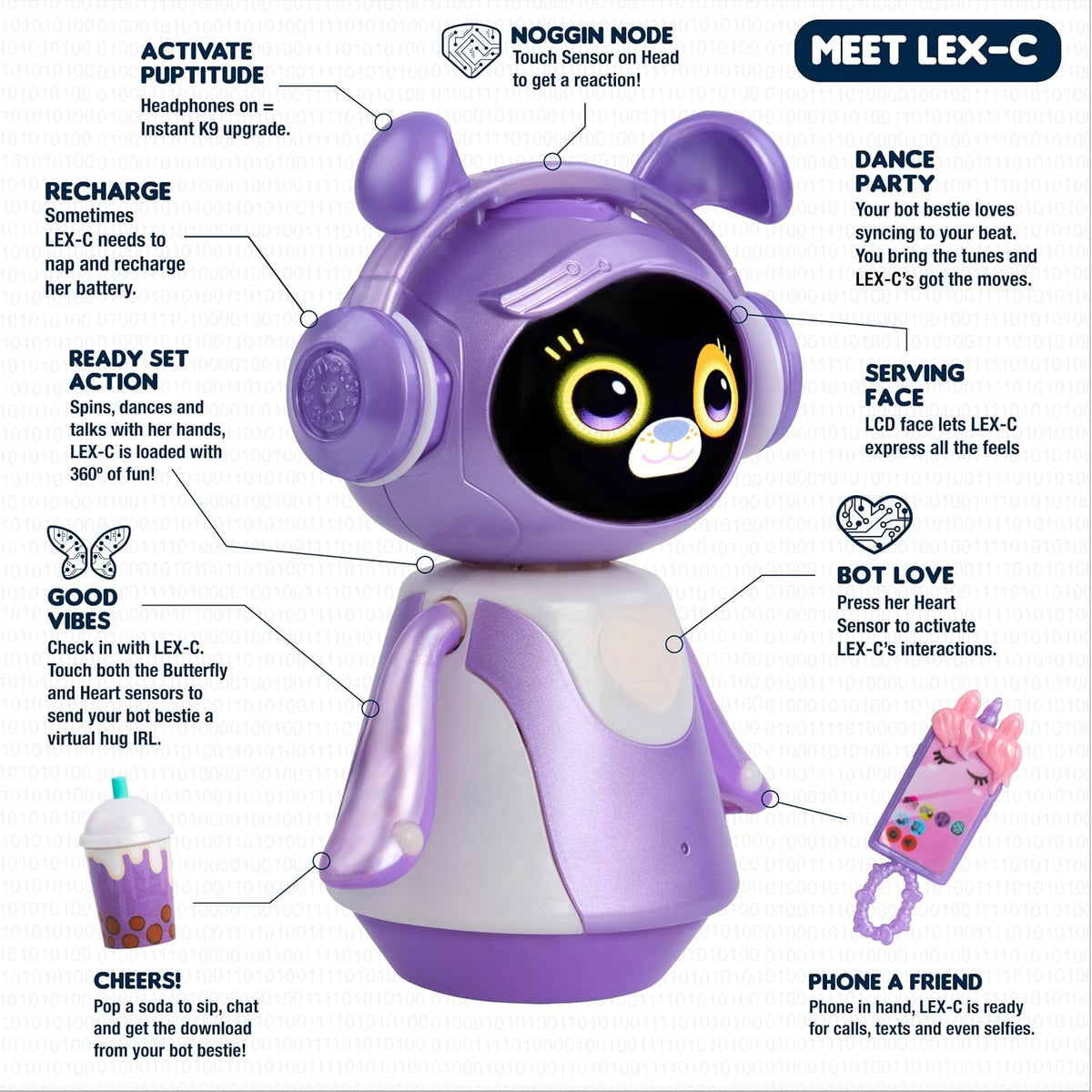 Interactive Touch- and Sound-Responsive Robot Toy