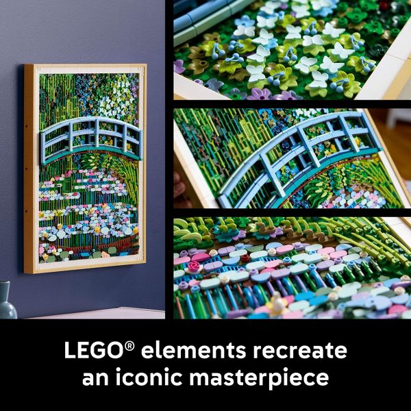 LEGO Art Claude Monet – Bridge Over a Pond of Water Lilies 31220
