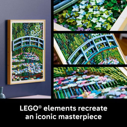 LEGO Art Claude Monet – Bridge Over a Pond of Water Lilies 31220