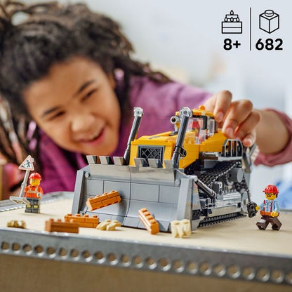 LEGO City Yellow Bulldozer Construction Site 60466