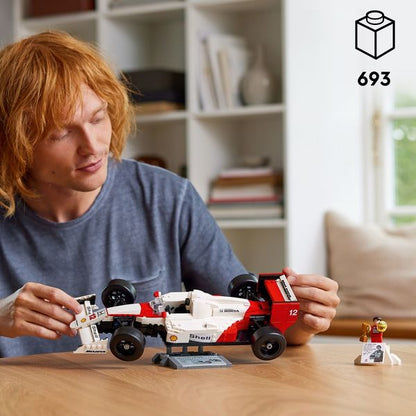 LEGO Icons McLaren MP4/4 & Ayrton Senna Model Race Car 10330