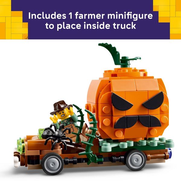 LEGO Jack-O’-Lantern Pickup Truck 40822: Halloween