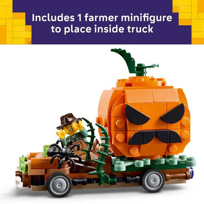 LEGO Jack-O’-Lantern Pickup Truck 40822: Halloween