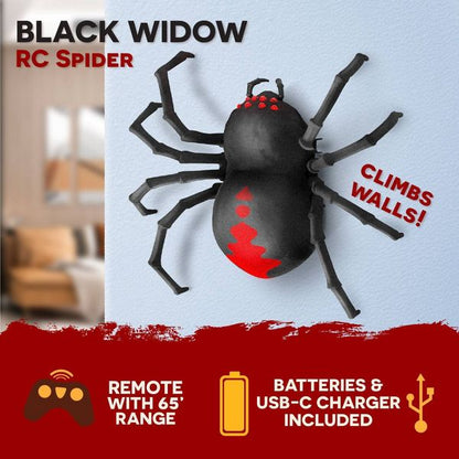 TERRA by Battat Remote Control Black Widow Spider (Target Exclusive)