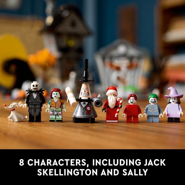 LEGO Ideas The Nightmare Before Christmas Building Craft & Decor for Fans 21351: Halloween