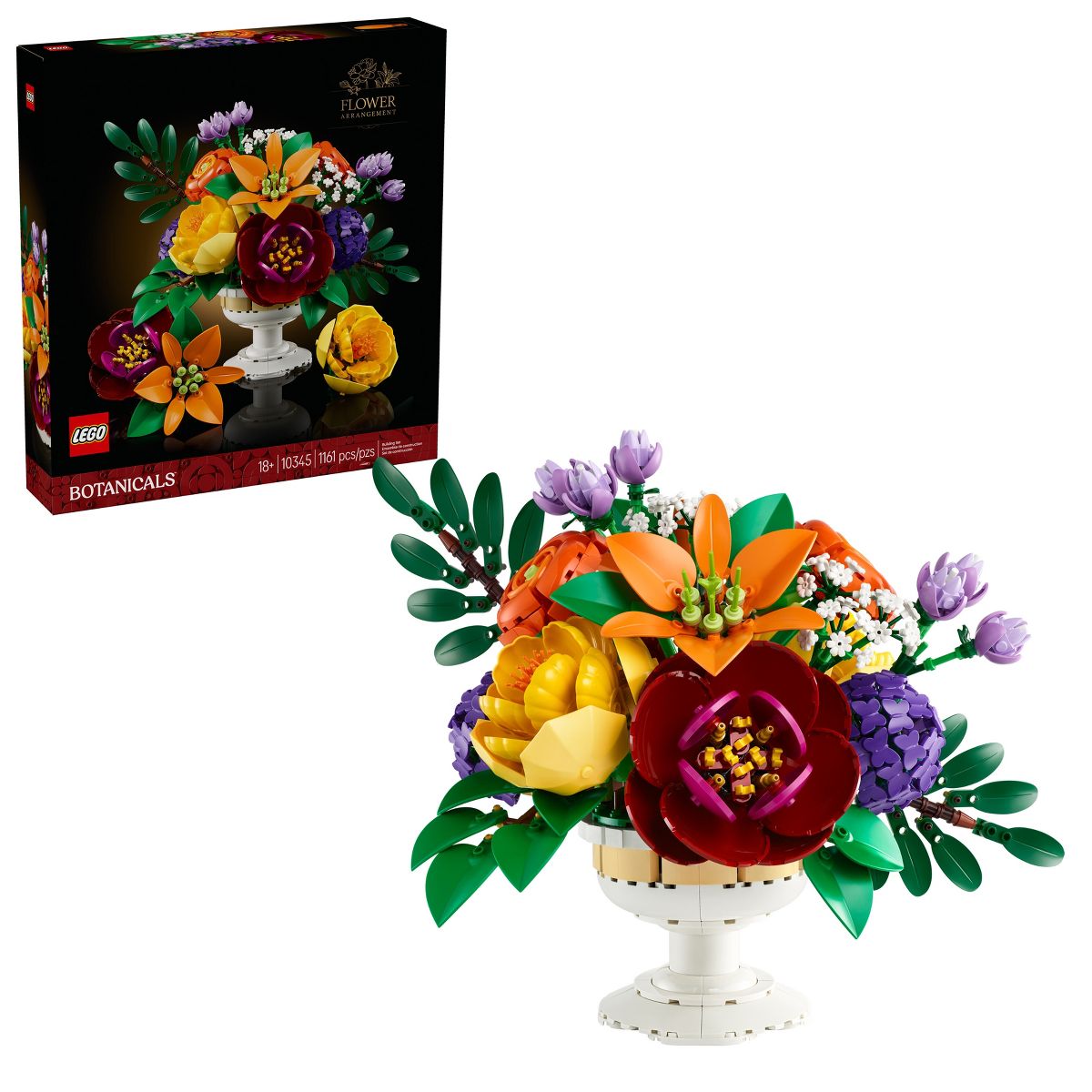 LEGO Botanicals Flower Arrangement - Ages 18+ 10345