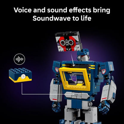 LEGO Icons Transformers Soundwave Model Kit 10358