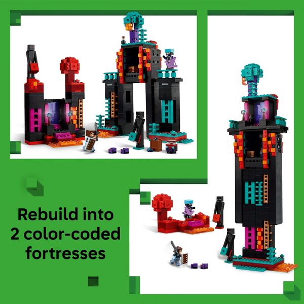LEGO Minecraft The Enderman Tower Toy for Kids 21279