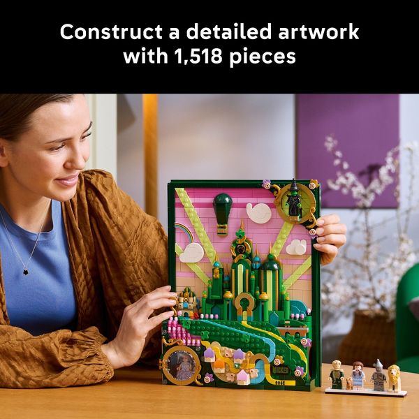 LEGO Wicked Emerald City Wall Art for Adults 75685