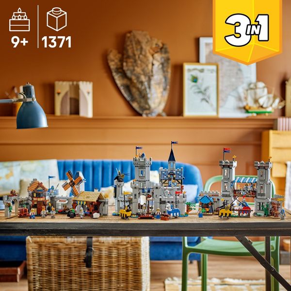 LEGO Creator 3 in 1 Medieval Horse Knight Castle 31168