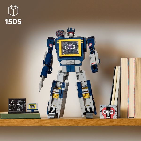 LEGO Icons Transformers Soundwave Model Kit 10358