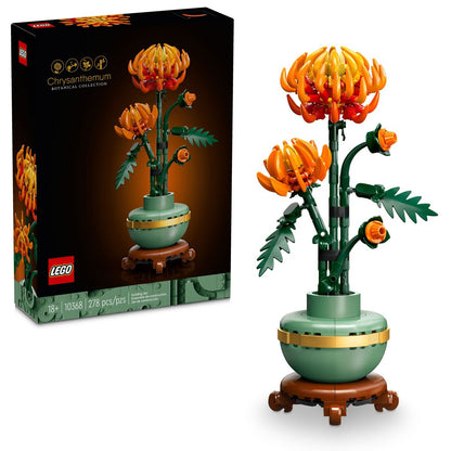 LEGO Icons Chrysanthemum Flower Dcor Building Set for Home Dcor 10368