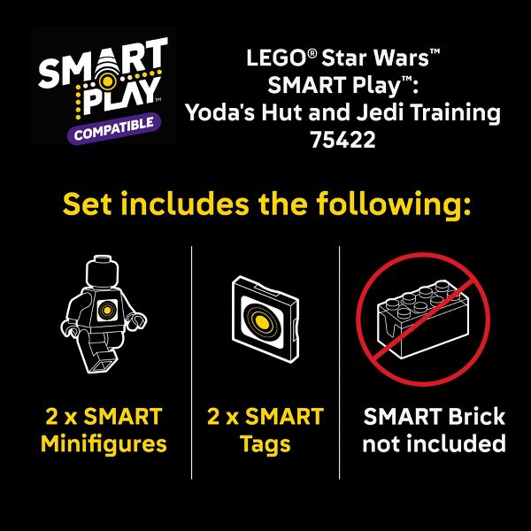 LEGO Star Wars SMART Play: Yoda’s Hut and Jedi Training 75422