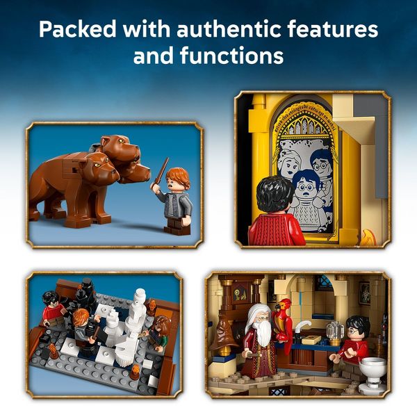LEGO Harry Potter Hogwarts Castle: The Main Tower Building Kit with 12 Minifigures 76454