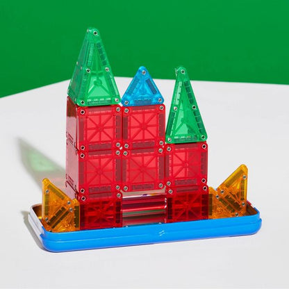 MAGNA-TILES microMAGS Travel Set: Educational Magnetic Building Toys for Math and Creative Thinking, 26 Pieces