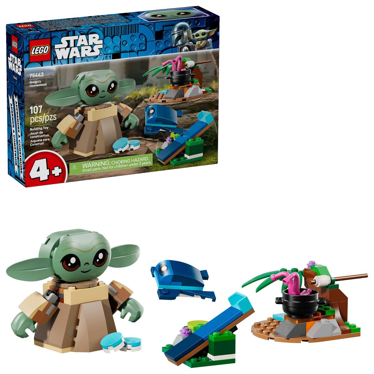 LEGO Star Wars Grogu’s Homestead Building Toy 75443